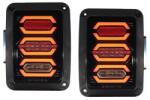 KITT Stopuri Full LED fumurii pentru Jeep Wrangler JK 2007-2017, Plug&Play (TLJEWRJKL)