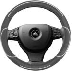 Automax Husa volan neagra cu insertii albe 37-39 cm, material cauciucat Automax (8013)