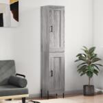 vidaXL Dulap înalt, gri sonoma, 34, 5x34x180 cm, lemn prelucrat GartenMobel Dekor (3200463) Comoda