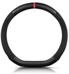  Husa volan sport, imitatie piele cu aspect carbon, marime M (37-39 cm) FX97 (140921-5)