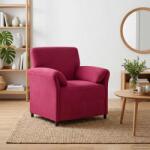 vidaXL Sofa cu un loc Rosu Vin 88 x 83 x 95 cm Catifea GartenMobel Dekor (42033930) Canapea