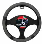Carpoint Husa volan Carpoint Silverstone M 37-39 cm, gri-negru, textil (CAR2510086)