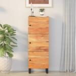 vidaXL Dulap înalt cu 3 usi, 40x33x110 cm, lemn masiv de acacia & fier GartenMobel Dekor (352930) Comoda