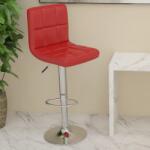 vidaXL Scaun de bar, rosu vin, piele ecologica GartenMobel Dekor (334225)