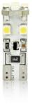 VECTA Set 2 becuri auto LED Vecta T10 Canbus 12V, 8 SMD, alb, fara eroare (4532)