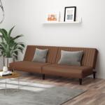 vidaXL Pat de zi cu 2 locuri, maro, piele ecologica GartenMobel Dekor (375948) Canapea