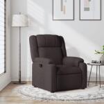 vidaXL Fotoliu rabatabil, maro închis, material textil GartenMobel Dekor (373541)