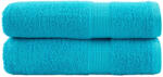 vidaXL Prosoape de dus premium SOLUND 2 buc. turcoaz 70x140 cm 600 gsm GartenMobel Dekor (137452) Prosop