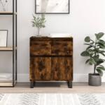 vidaXL Servanta, stejar fumuriu, 60x30x75 cm, lemn compozit GartenMobel Dekor (831129) Comoda