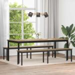 vidaXL banca Stejar artizanal 200 x 35 x 45 cm Lemn compozit GartenMobel Dekor (892613)