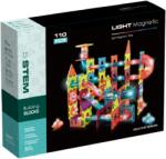 Bufnitel Labirint magnetic cu lumini pentru copii, 110 piese, constructii 3D (CH1173)
