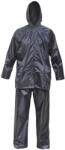 Breckner Costum impermeabil XL cu gluga si pantaloni, poliester PVC, bleumarin (BK77415)