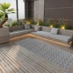 vidaXL Covor de exterior, negru, 80x250 cm GartenMobel Dekor (317015)