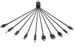  Cablu USB universal 10 în 1 cu 10 mufe pentru încarcare si alimentare (KPO3926)