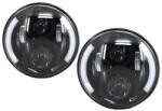 KITT Faruri Full LED CREE 7 inch negre pentru Jeep Wrangler JK, G-Class W463 si Defender (HLU7INCHG)