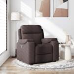 vidaXL Fotoliu rabatabil, maro închis, material textil GartenMobel Dekor (4015685)