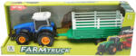  Tractor albastru cu remorca pentru copii 3+ ani, 304 x 85 x 83 mm (DISLW90B)