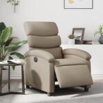 vidaXL Fotoliu rabatabil electric, cappuccino, piele ecologica GartenMobel Dekor (3204032)
