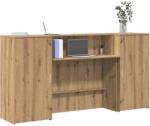 vidaXL Birou de receptie Stejar Artisan 200x50x103, 5 cm Lemn prelucrat GartenMobel Dekor (3324222)