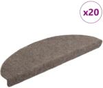 vidaXL Covorase autoadezive pentru scari, 20 buc. , 65x21x4 cm, bej, semirotunde, mari GartenMobel Dekor (3365652) Covor