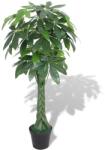 vidaXL Planta artificiala Arborele norocos cu ghiveci 145 cm, verde GartenMobel Dekor (244449)
