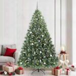 vidaXL Brad de Craciun artificial cu 300 LED Verde 240 cm PE si PVC GartenMobel Dekor (3397873)