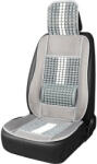 AMiO Husa scaun auto cu bile de masaj, suport lombar si tetiera, dimensiuni 131 x 46 cm, culoare Gri FAVLine Selection (AM03647)