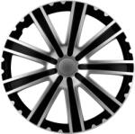 4Racing Capace roti auto Toro 13 inch, set 4 buc, negru cu argintiu 4Racing (GOR1377SB)