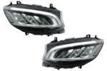 KITT Faruri Full LED negre pentru Mercedes Sprinter W907 Halogen 2019-2023 (HLMBW907)