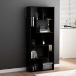 vidaXL Biblioteca, negru, 67 x 24 x 161 cm, PAL GartenMobel Dekor (801878) Biblioteca