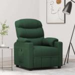 vidaXL Fotoliu rabatabil electric, verde închis, material textil GartenMobel Dekor (3143497)