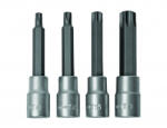 Topmaster Professional Set 4 biti torx act. 1/2" T40-T70 100mm CR-V TMP HardWork ToolsRange (330322) Surubelnita