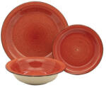 Di. Mo Set vesela ceramica Harvest Rosso, 18 piese, rosu rustic pentru 6 persoane (28606) Serviciu de masa