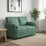 vidaXL Canapea cu 2 locuri Verde Marii 138 x 83 x 95 cm Catifea GartenMobel Dekor (42033950) Canapea
