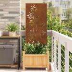 vidaXL Panou Decorativ de Gradina Ruginit 50 x 140 cm GartenMobel Dekor (876300)