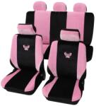Petex Huse scaun auto Eco Class Butterfly, set 17 piese, roz, Petex (PET22774922)