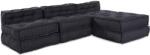 vidaXL Fotolii puf modulare, 4 buc. , antracit, textil GartenMobel Dekor (3315069)