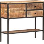 vidaXL Servanta, 85 x 30 x 80 cm, lemn de mango nefinisat GartenMobel Dekor (320486) Comoda