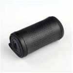  Husa volan cusuta cu ac si ata, imitatie piele perforata, M 37-38 cm, negru (131123-1)