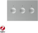 LIVOLO Modul intrerupator triplu cu touch Livolos, protocol ZigBee, standard Italian, Serie noua SmartElectro IntelligentHouse (C9-VL-FC3Z-3IP)