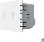 LIVOLO Modul Intrerupator Dublu Cap Scara / Cruce cu Touch LIVOLO - Serie Noua SmartElectro IntelligentHouse (C7-VL-FC2S-2WP)