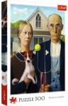 Trefl Puzzle Trefl 500 piese American Gothic, multicolor, 10+ ani (37526) Puzzle