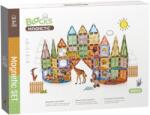 Bufnitel Joc magnetic La Zoo cu 92 piese si figurine animale, 3 ani+ (CH1196)