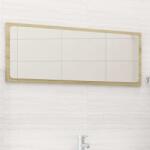 vidaXL Oglinda de baie, stejar sonoma, 90x1, 5x37 cm, PAL GartenMobel Dekor (804625)