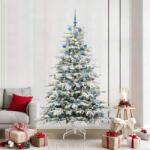 vidaXL Brad de Craciun artificial cu ramuri articulare Alb 210 cm GartenMobel Dekor (3395656)