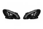 General Set faruri LED tuning pentru Mercedes Clasa C W204/S204 2011-2014, crom (ABMEHX6009852)