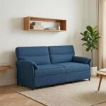 vidaXL Canapea 100% poliester, cadru din metal, MDF, placaj GartenMobel Dekor (42033919) Canapea