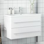 vidaXL Dulap pentru chiuveta de baie, lavoar încorporat, alb GartenMobel Dekor (3278776)