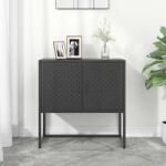 vidaXL Servanta, antracit, 75x35x75 cm, otel GartenMobel Dekor (335873) Comoda