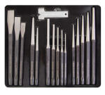 Topmaster Professional Dornuri set 15pcs +gauge CR-V TMP HardWork ToolsRange (499921) Dalta